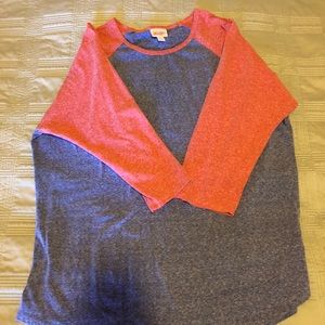 Lularoe 2XL Randy.  Beautiful Blue acid wash